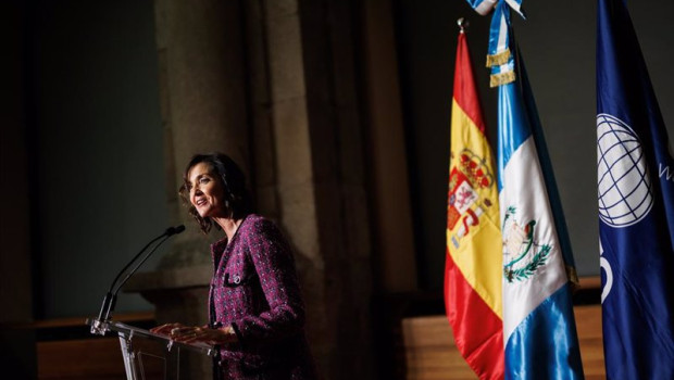 ep la ministra de industria comercio y turismo reyes maroto en el coctel de bienvenida de fitur en