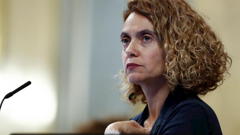 La presidenta del Congreso, Meritxel Batet, en el Pleno de la Cámara | Pool ep la presidenta del congreso meritxel batet en el pleno de la camara