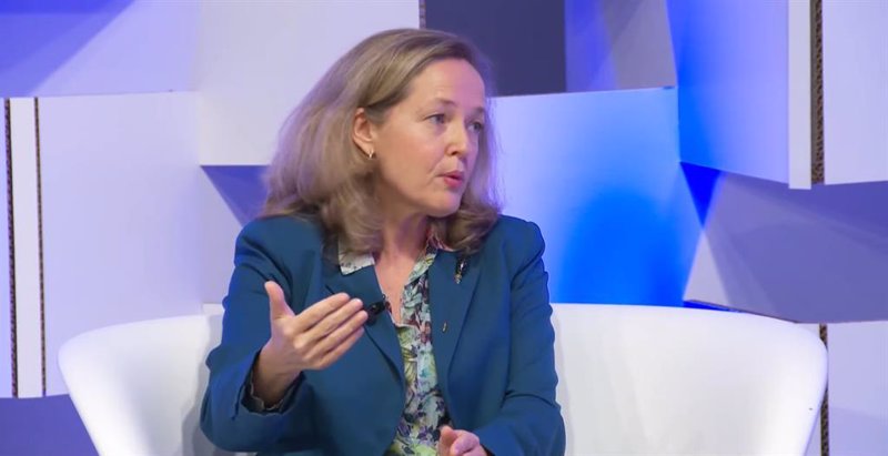 ep la vicepresidenta segunda y ministra de asuntos economicos nadia calvino