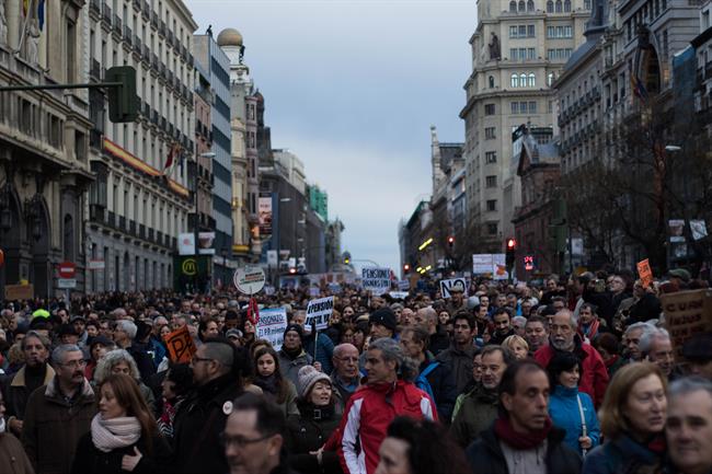 Manifestación pensiones, 17 de marzo | EUROPA PRESS ep manifestacion pensiones 17marzo