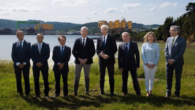 ep reunion coas xuntas directivas de aclunaga e cluergal e con representantes de iberdrola e windar