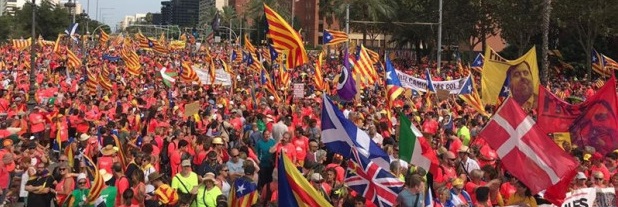 Cataluña celebra este viernes una Diada marcada por el coronavirus