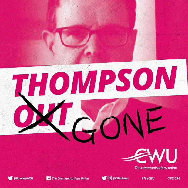 dl only royal mail thompson cwu twitter