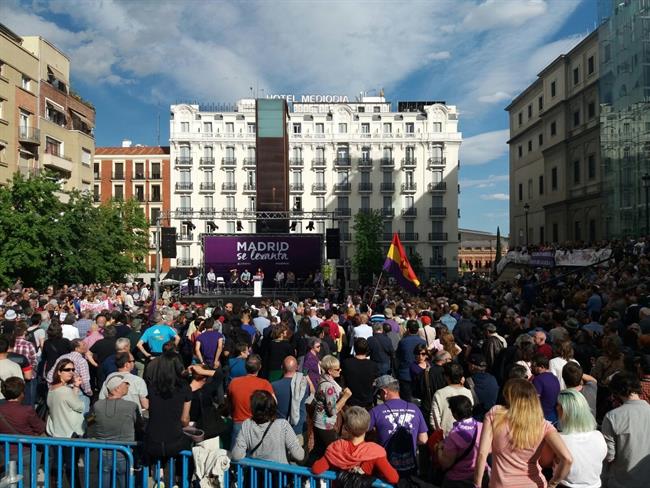 Acto del Dos de Mayo de Podemos Madrid | EUROPA PRESS ep actodosmayopodemos madrid