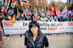 ep archivo foto de archivo de la secretaria general de ccoo de industria garbine espejo durante ep archivo foto de archivo de la secretaria general de ccoo de industria garbine espejo durante