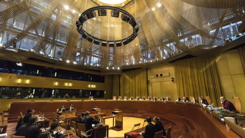 ep archivo   una vista ante el tribunal de justicia de la ue tjue en la gran sala