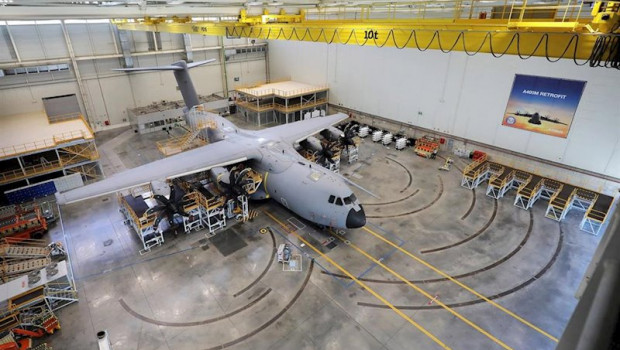 ep avion a400m en la planta de airbus de sevilla