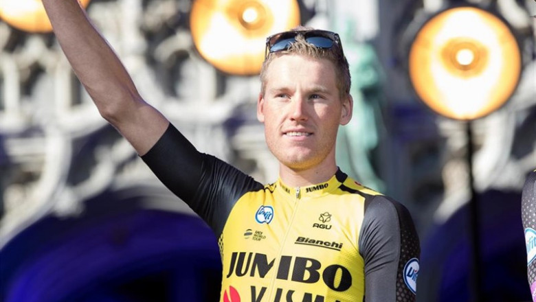Brussels - 4-07-2019, cycling, Team JUMBO VISMA at the start of the 106th Tour de France with Mike Teunissen | George Deswijzen/PRO SHOTS/A/AFP7/Europapress ep brussels - 4-07-2019 cycling team jumbo visma at the start of the 106th tourfrance with mike teunissen