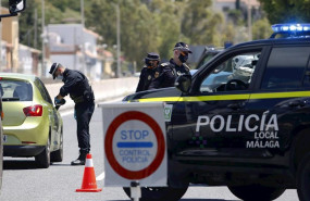 ep control de la policia en malaga por el estado de alarma