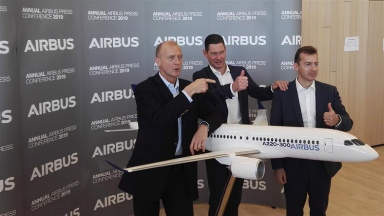 Tom Enders, Guillaume Faury y Harald Wilhem. | AIRBUS - Archivo ep directivaairbus tom enders guillaume fauryharald wilhem