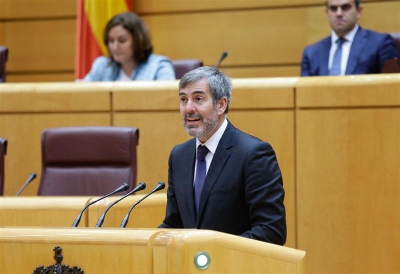 ep el expresidente del gobierno canario y actual senador fernando clavijo en el senado