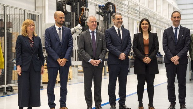 ep el lehendakari en funciones inigo urukullu en la inauguracion de la nueva planta de danobat en