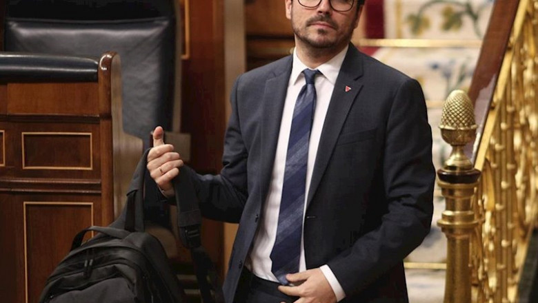 ep el ministro de consumo alberto garzon en el congreso de los diputados