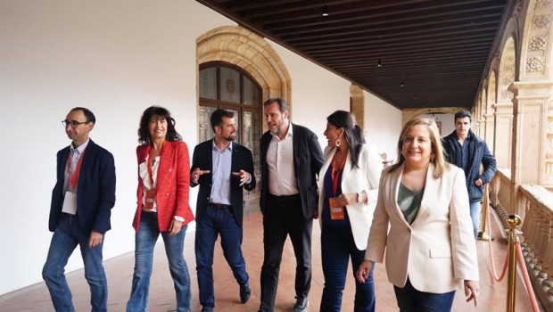 ep el ministro de transportes y movilidad sostenible oscar puente c en el colegio arzobispo fonseca