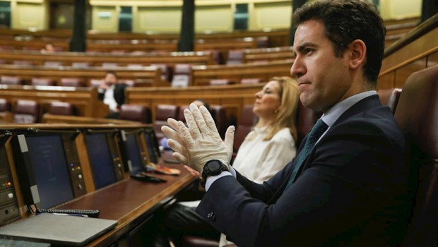 ep el secretario general del pp teodoro garcia egea en debate celebrado en el pleno del congreso