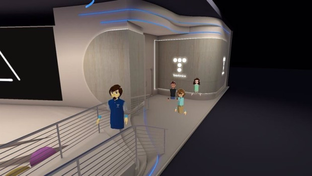 ep expositor de telefonica en el metaverso