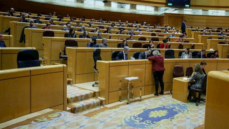 Hemiciclo del Senado durante la sesión de control al Gobierno en el Senado, en Madrid (España) a 3 de marzo de 2020. | Ricardo Rubio - Europa Press ep hemiciclo del senado durante la sesion de control al gobierno en el senado en madrid espana a 3