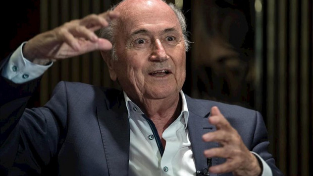 ep joseph blatter durante su visita a moscu durante el mundial de 2018