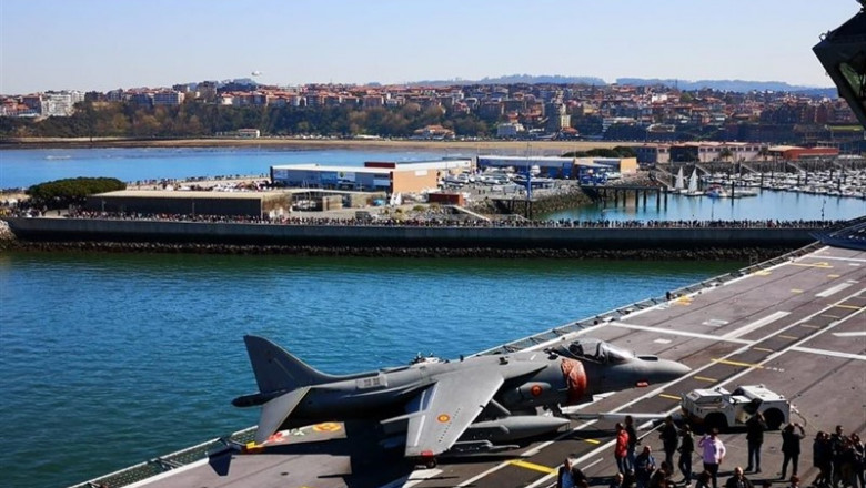 ep la armada espanola agradece la gran acogida ofrecidaportaaviones juan carl