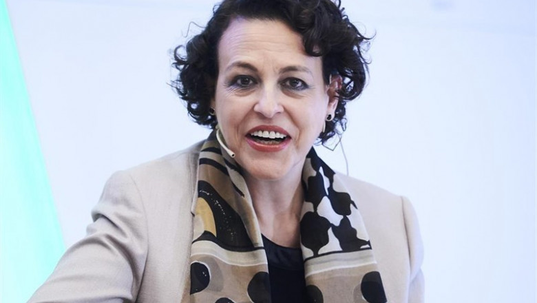 La ministra de Trabajo en funciones, Magadalena Valerio, durante su intervención en la inauguración del IV Foro de Jovenes Líderes Mundiales 'Global Youth Leadship Forum', en Santander (España), a 23 de septiembre de 2019. | Juan Manuel Serrano Arce - Europa Press ep la ministra de trabajo en funciones magadalena valerio durante su intervencion en la inauguracion