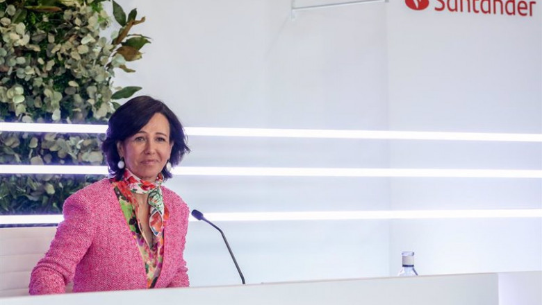 ep la presidenta del grupo santander ana botin a su llegada a una rueda de prensa para presentar los
