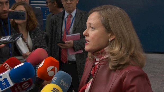 ep la vicepresidenta de asuntos economicos nadia calvino en declaraciones a los medios antes de