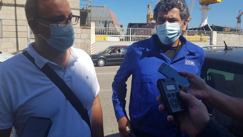 ep los representantes en el comite de empresa de cig y ccoo comparecen ante los medios en las