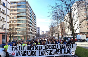 ep manifestacion en pamplona en defensa del futuro de la industria en navarra