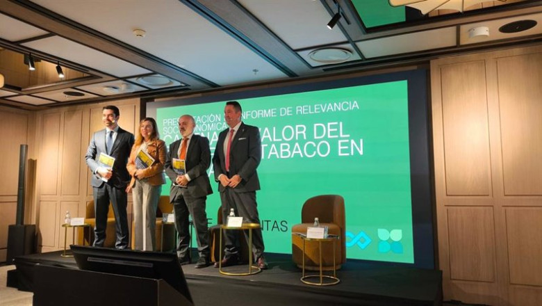 ep presentacion del informe con la directora general de la mesa del tabaco agueda garcia agullo el