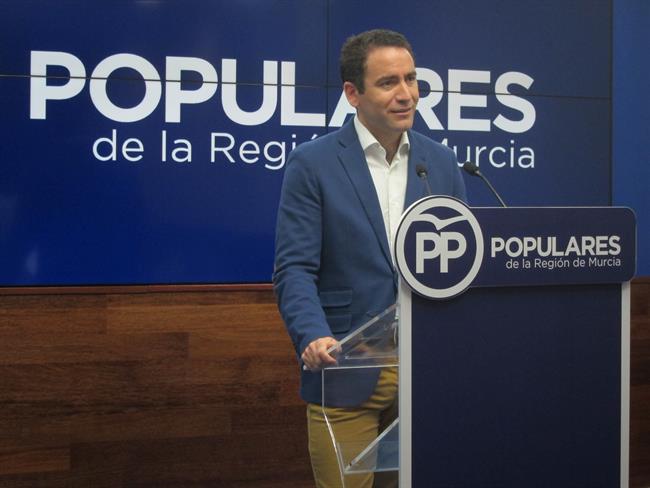 El secretario general del PP, Teodoro García Egea, en sede Murcia | EUROPA PRESS ep secretario generalpp teodoro garcia egea en sede murcia