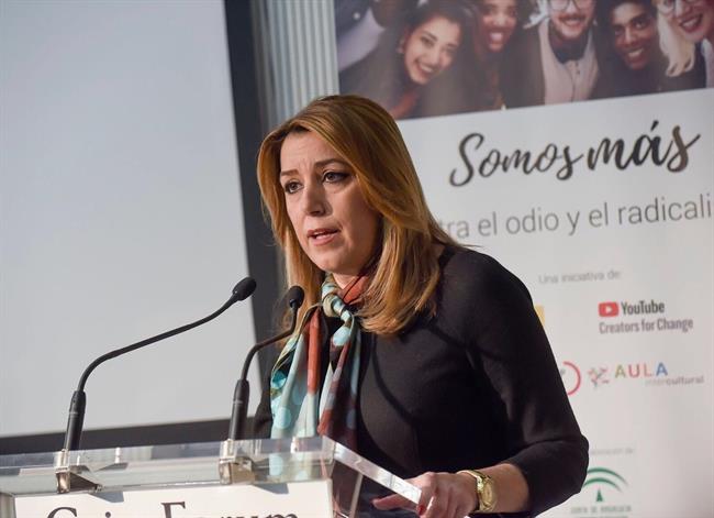 Susana Díaz | EUROPA PRESS/JUNTA DE ANDALUCÍA/Archivo ep susana diaz 20180105142203