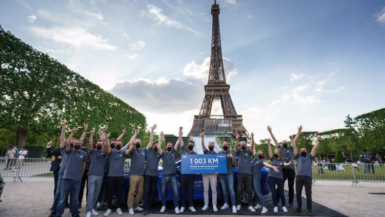 Toyota Mirai bate récord al recorrer 1.003 kilómetros con una sola carga de hidrógeno. | TOYOTA ep toyota mirai bate record al recorrer 1003 kilometros con una sola carga de hidrogeno