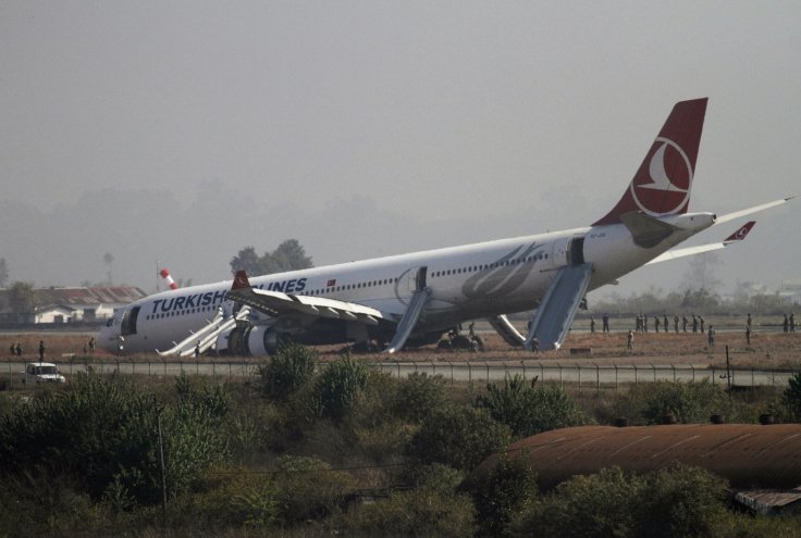 Turkish Airlines, aterrizaje