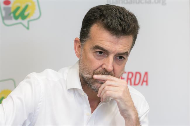 Antonio Maíllo, líder de IU Andalucía, durante la entrevista | EUROPA PRESS ep antonio maillo lideriu andalucia duranteentrevista