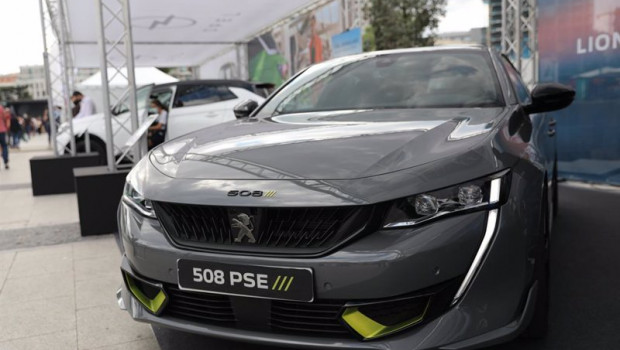ep archivo   el nuevo peugeot 508 electrico en la sexta edicion de la feria del vehiculo electrico