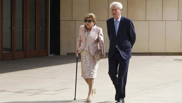 ep archivo   el presidente de melia hotels international gabriel escarrer julia y su mujer ana maria