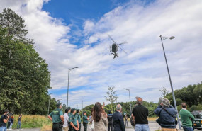 ep archivo   vig sec drone prueba el software suite acre que permite el vuelo simultaneo de drones y