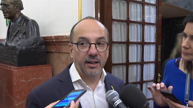 Carles Campuzano en los pasillos del Congreso de los Diputados | EUROPA PRESS ep carles campuzanolos pasilloscongresolos diputados