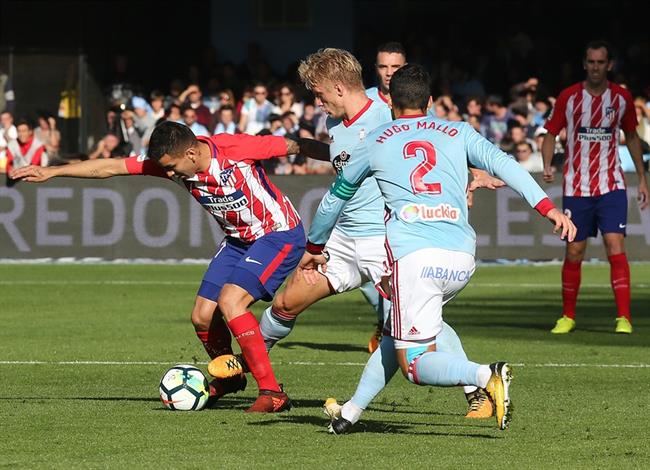 Correa (Atlético de Madrid) Hugo Mallo (Celta) | ÁNGEL GUTIÉRREZ - Archivo ep correa atleticomadrid hugo mallo celta