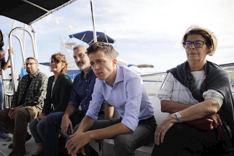 ep el candidato a la presidencia por mas pais-equo inigo errejon visita el mar menor