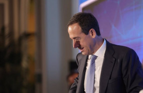 ep el consejero delegado de caixabank gonzalo gortazar participa en el desayuno forum europa