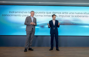 ep el consejero delegado de indra group jose vicente de los mozos i y el presidente ejecutivo de