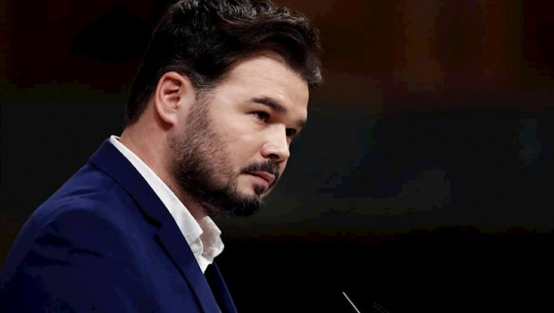 ep el diputado de erc gabriel rufian durante su intervencion en el pleno del congreso