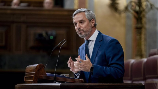 ep el diputado del pp juan bravo interviene durante una sesion plenaria en el congreso de los
