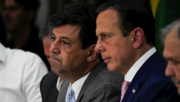 ep el ministro de salud de brasil luiz henrique mandetta izqda