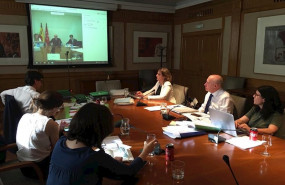 ep el ministro de sanidad salvador illa y la vicepresidenta cuarta y ministra para la transicion