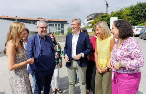ep el presdiente de la xunta alfonso rueda en un acto este jueves en ames a coruna