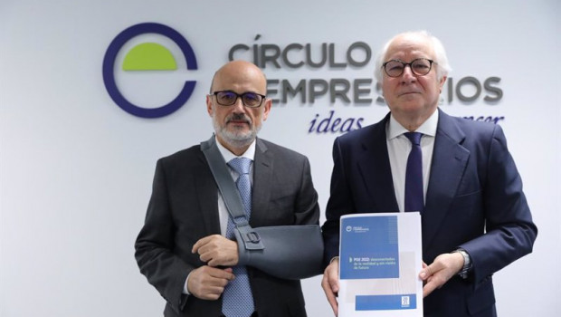 ep el presidente del circulo de empresarios manuel perez sala i y el presidente del comite de
