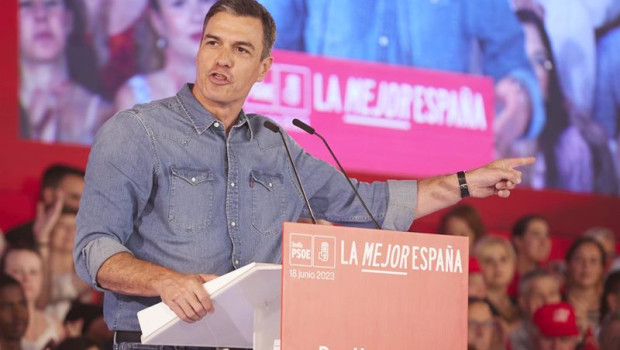 ep el presidente del gobierno de espana y secretario general del psoe pedro sanchez durante el acto