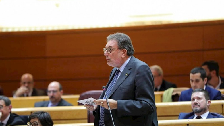 ep el senador de jxcat josep lluis cleries ante el pleno